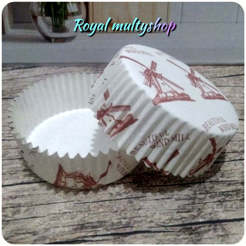 Jual Cup Roti laminasi DM Bulat 8 motif KINCIR isi 200pcs | Shopee ...