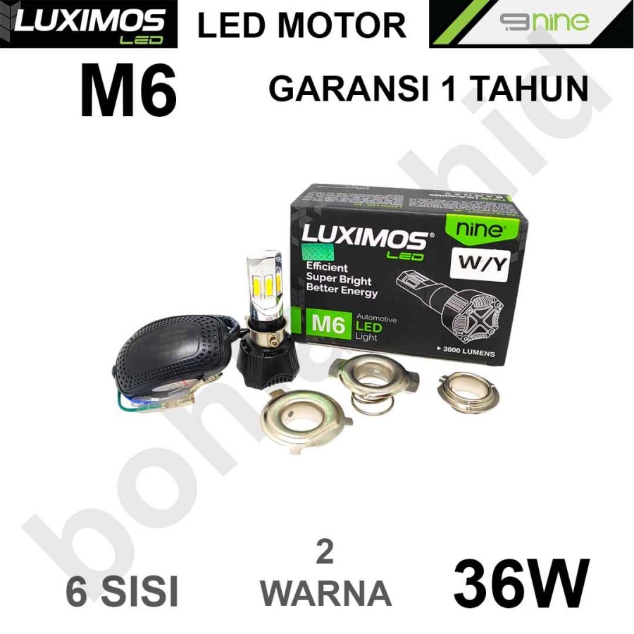 Jual LED Motor LUMINOS M6 30W 5000 Lumens Super Terang Untuk Semua ...