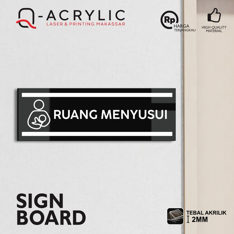 Jual SIGN BOARD RUANG MENYUSUI ESTETIK KEREN | Shopee Indonesia