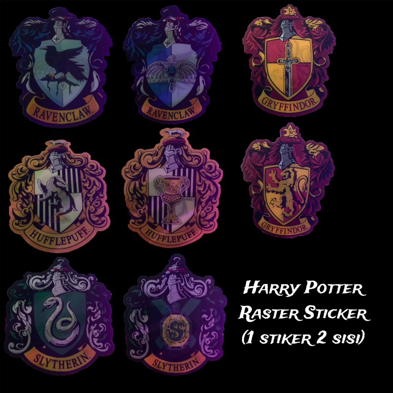 Jual Stiker Harry Potter Efek 3D / Sticker Raster Harry Potter 3D ...