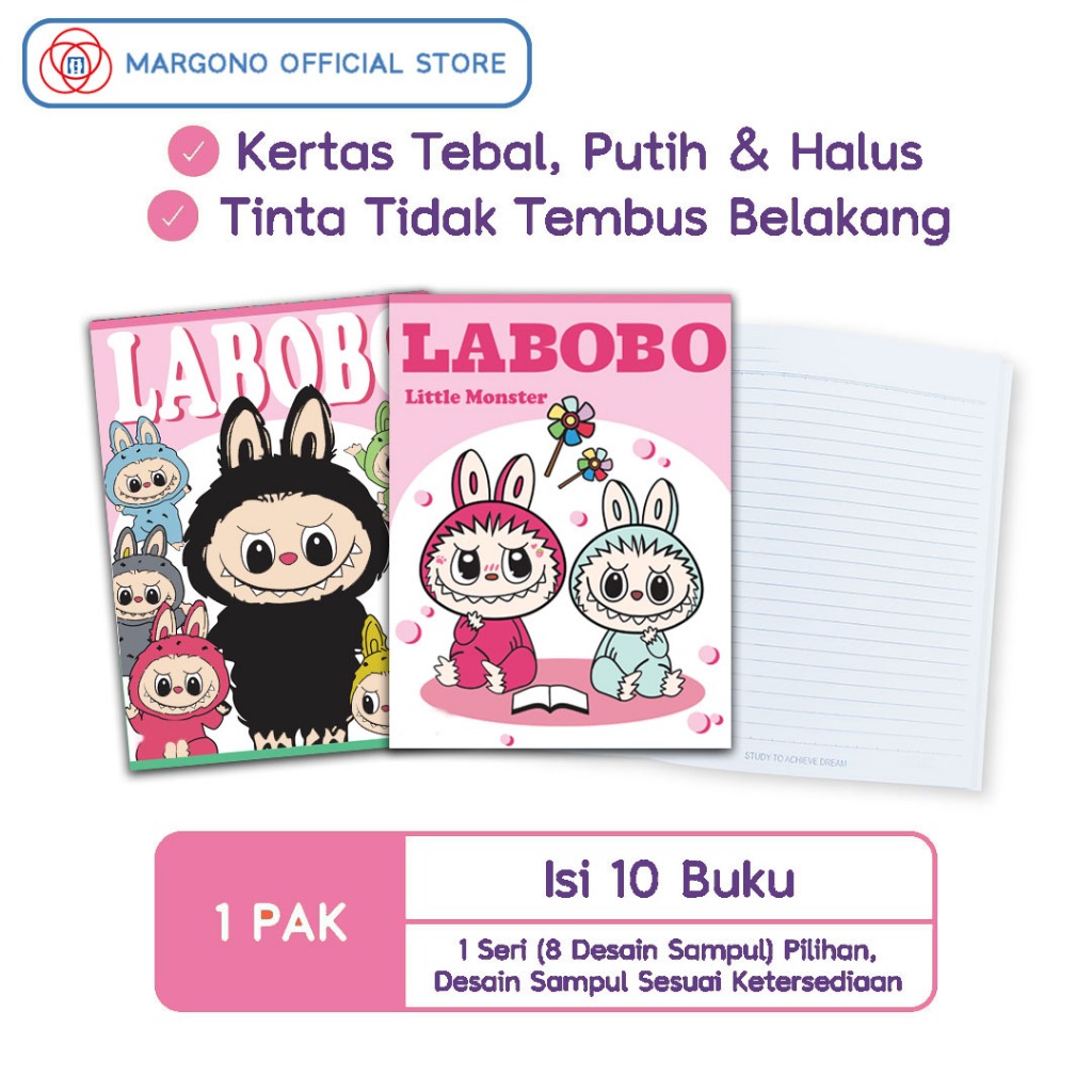 Jual Buku Tulis 38 Lembar Cute Labobo La Bubu - 10 Buku | Shopee Indonesia