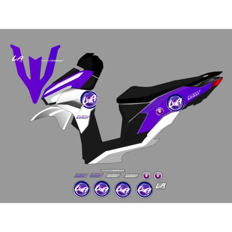 Jual Striping Sticker Vario 125 New Gen 2 Transparan Desain Custom List ...