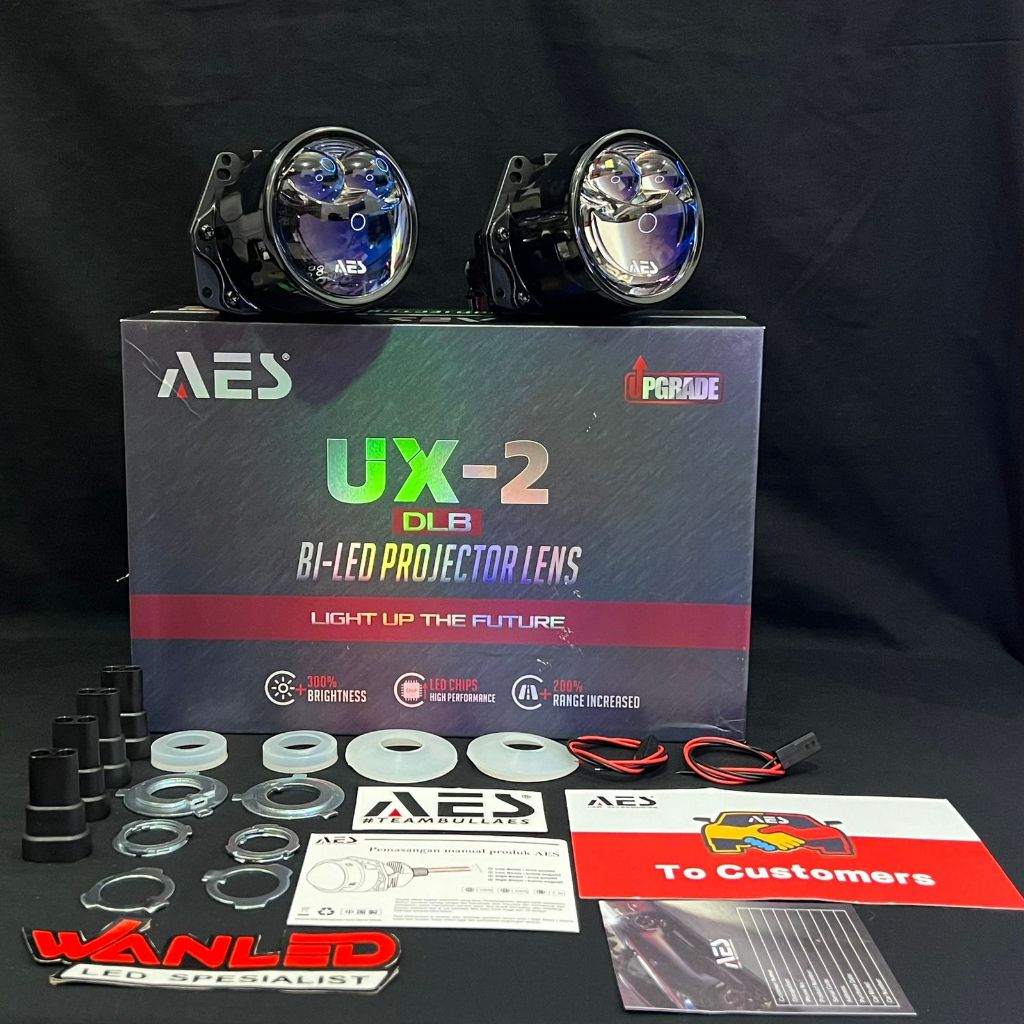 Jual ORIGINAL BILENS BI LED AES UX-2 DLB 75 WATT 3 INCHI BLUELENS ...