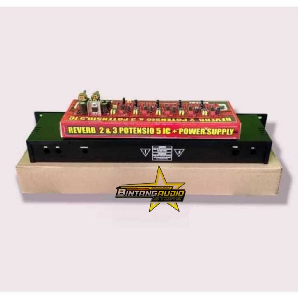 Jual Paket kit + Box ECHO Reverb 2 Potensio Reverbration | Shopee Indonesia