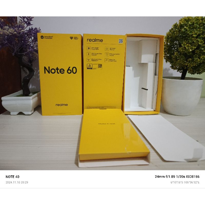 Jual KARDUS BOX HP REALME NOTE 60 ORIGINAL | Shopee Indonesia