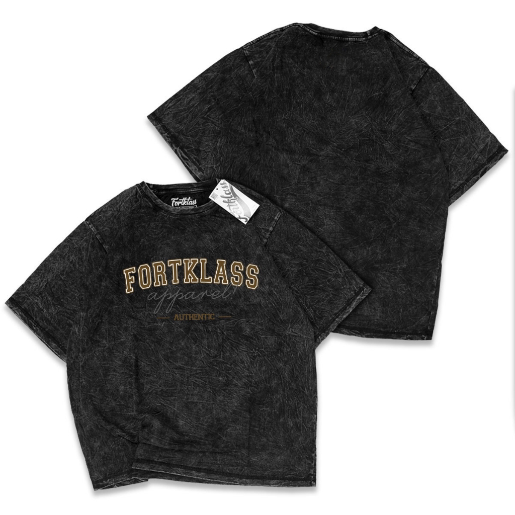Jual FortKlass Kaos Wash FORTKLASS Kaos Oversize Pria Lengan Pendek ...