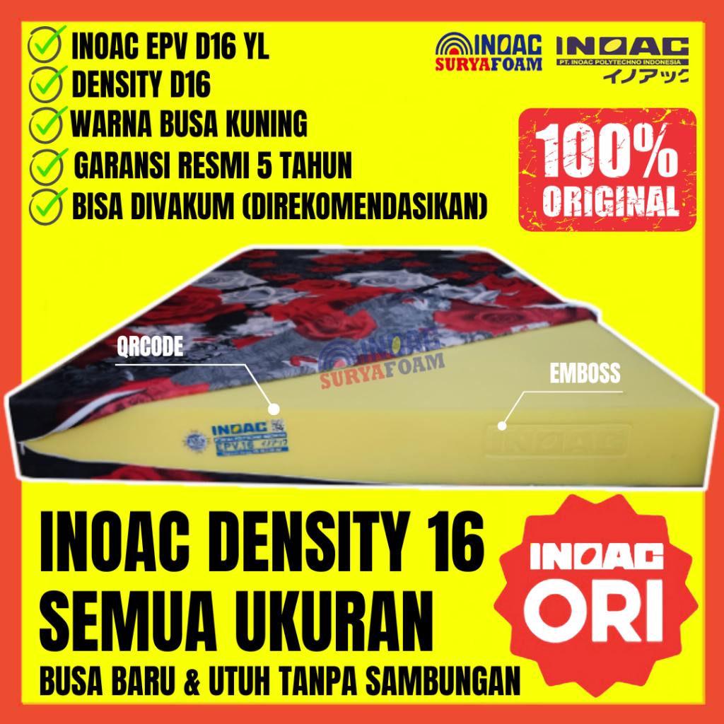 Jual Inoac Kasur Busa 160X200 Terlengkap & Harga Terbaru Juli 2026 ...