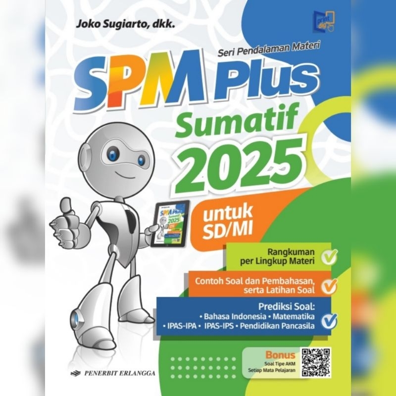 Jual Spm Plus Us Sd Mi Kunci Jawaban Penerbit Erlangga Shopee