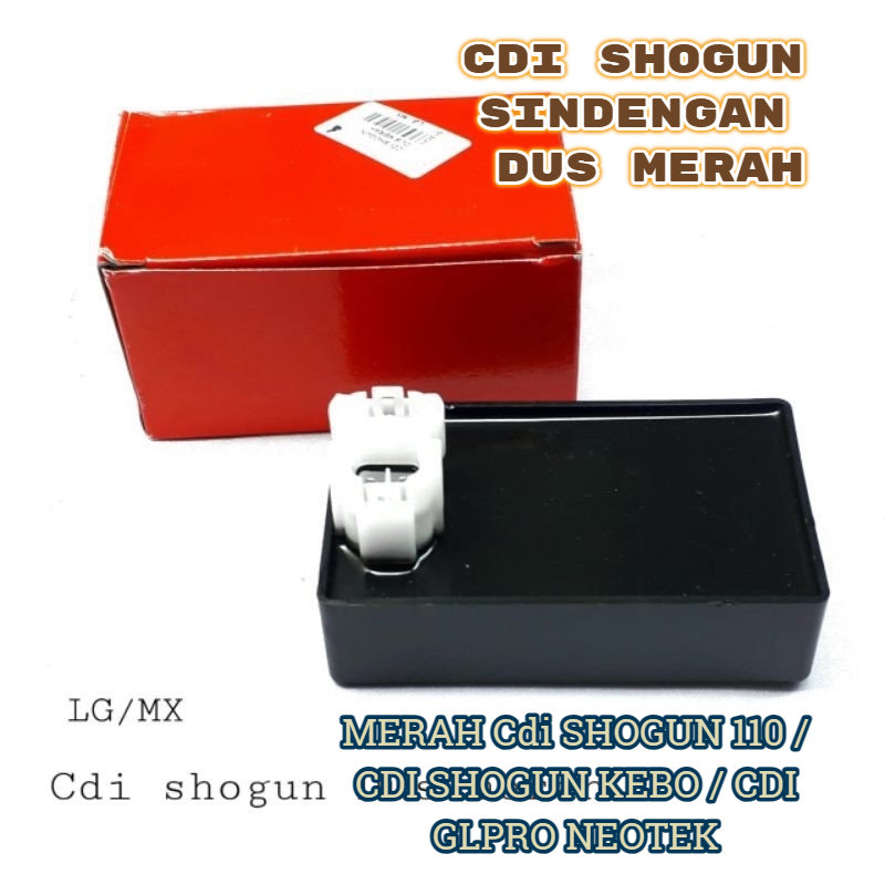 Jual CDI SHOGUN 110 DUS MERAH CDI SHOGUN KEBO IMITASIAN KARDUS MERAH ...