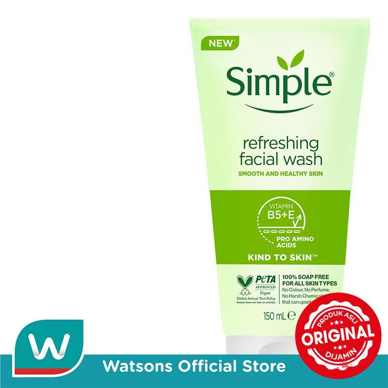 Jual Simple Kind to Skin Refreshing Facial Wash 150ml | Shopee Indonesia