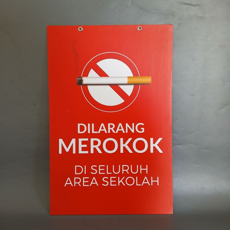 Jual Hard Poster Dilarang Merokok- Hard Poster Dilarang Merokok Di Area ...