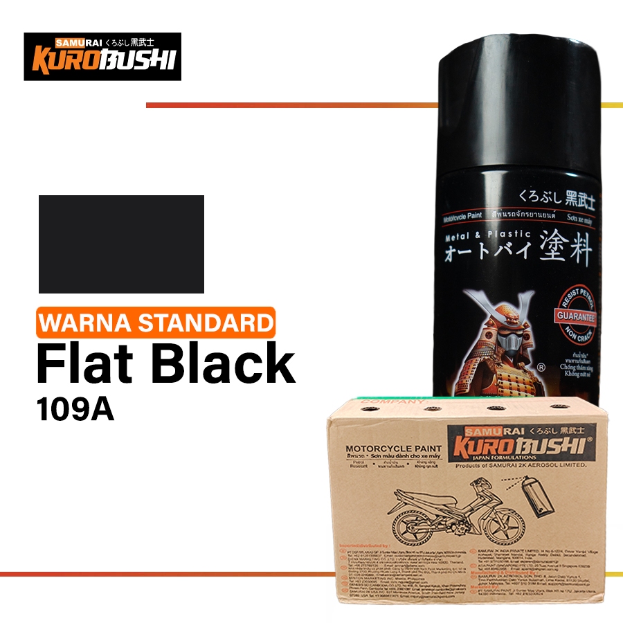 Jual Kurobushi Flat Black 109A (1 DUS) | Shopee Indonesia