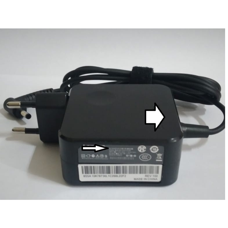 65W AC Adapter Charger For Lenovo IdeaPad & Flex Laptops - Replacement Power Cord Compatible With Multiple Models