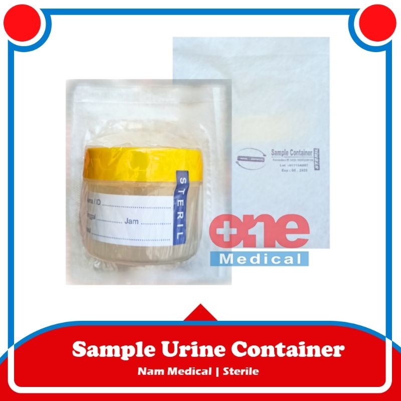 Jual Urine Container Pot Sampel Urin Steril Ml Nam Medical Shopee Indonesia