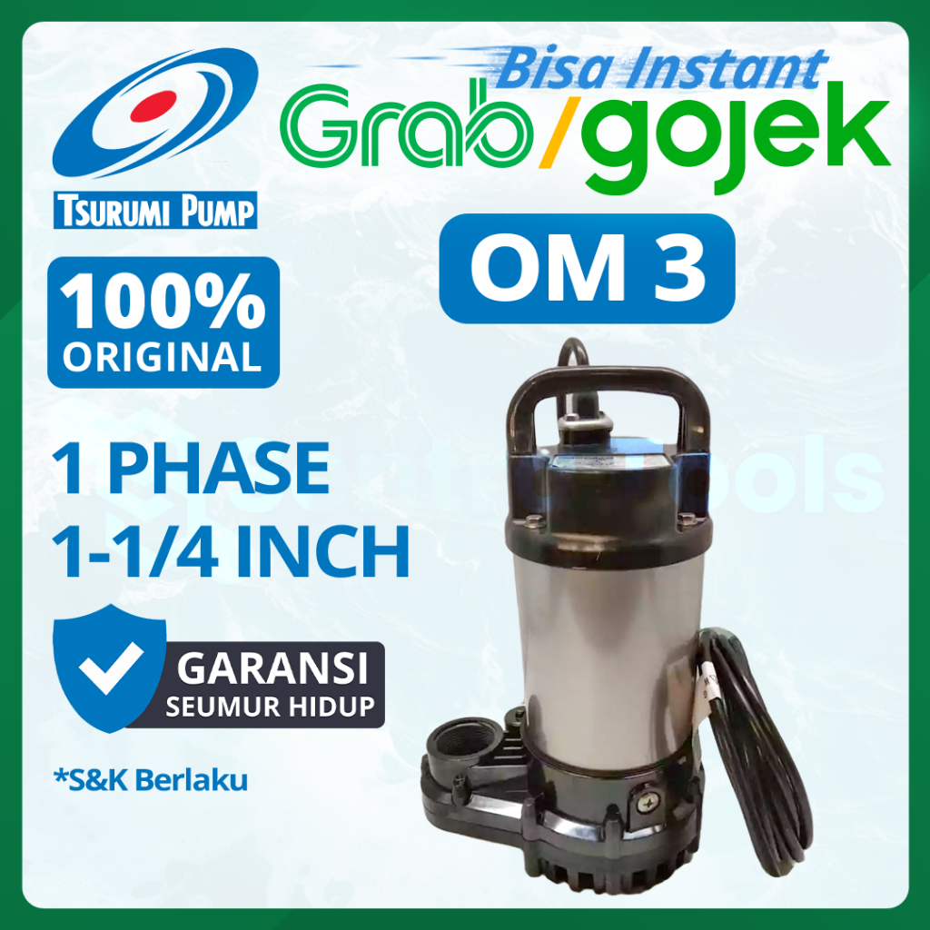Jual Tsurumi OM Manual Pompa Celup Submersible Landscape Pump