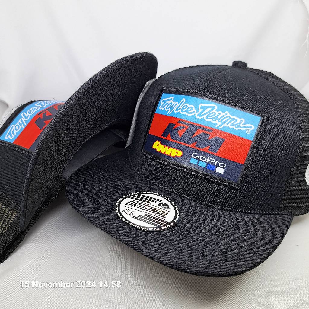 Jual TOPI SNAPBACK RACING / TOPI JARING RACING PREMIUM FULL BORDIR ...