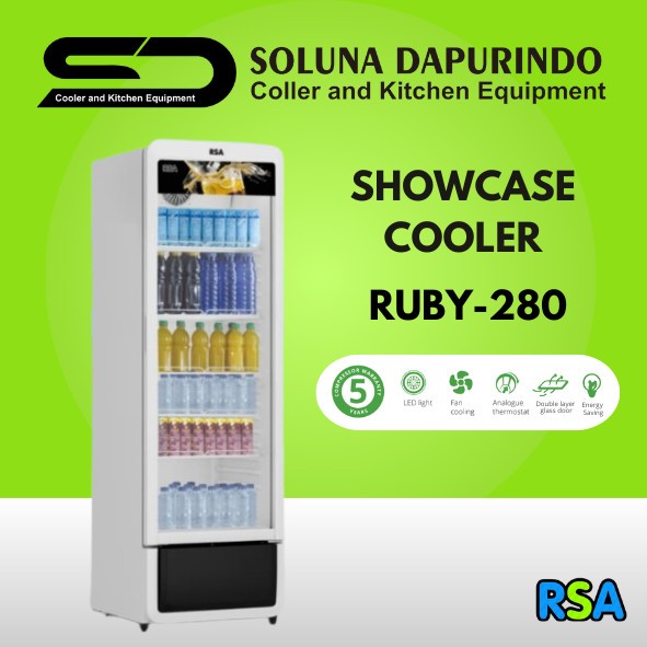 Jual RSA SHOWCASE COOLER RUBY-280 / RUBY280 / RUBY 280 | Shopee Indonesia