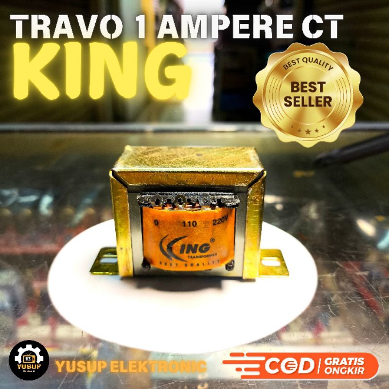 Jual TRAFO 1 AMPERE CT KING BEST QUALITY ORIGINAL | Shopee Indonesia