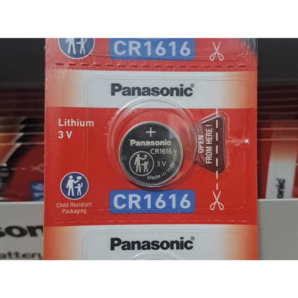 Jual Baterai Panasonic CR1616 Original 3V Lithium Battery / Batrei CR ...