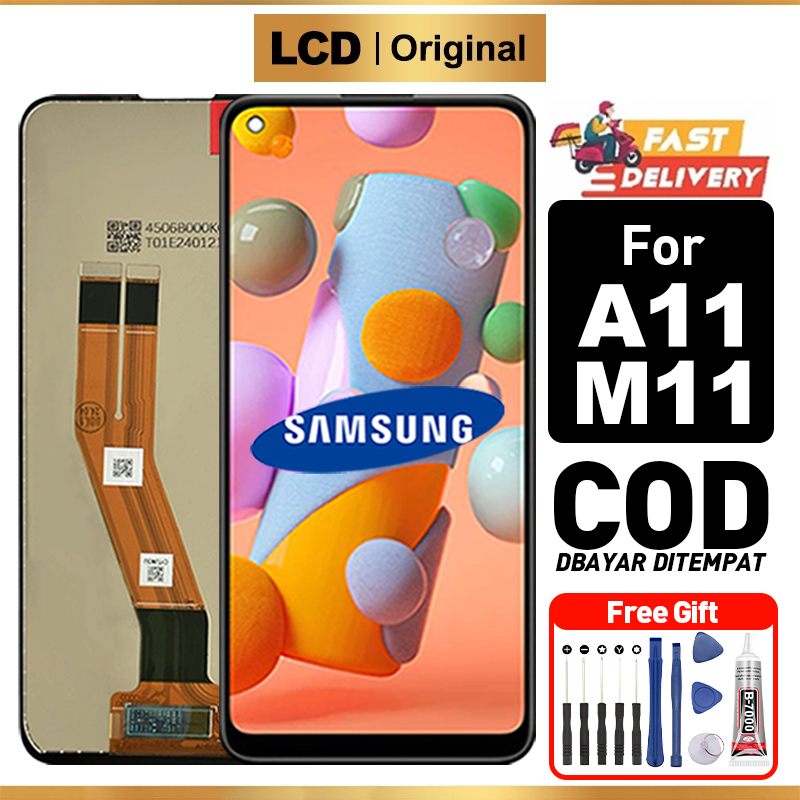 LCD Samsung A11 M11 Original Fullset Ori Touchscreen asli murah For Glass  Touch Screen Digitizer