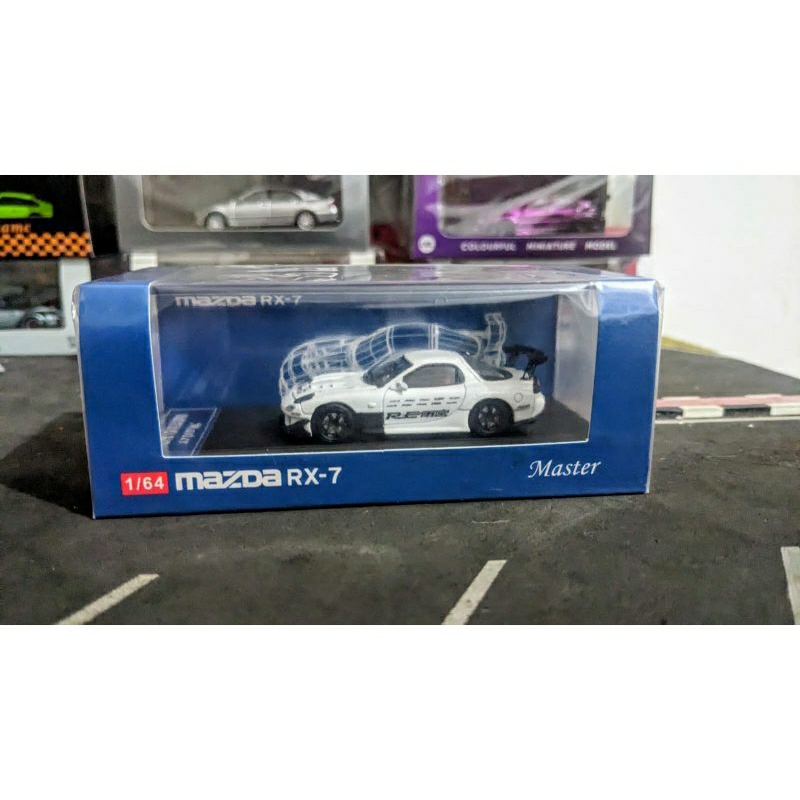 Jual Diecast Master Mazda Rx7 RX 7 FD3S RE Amemiya Pearl White Segel ...