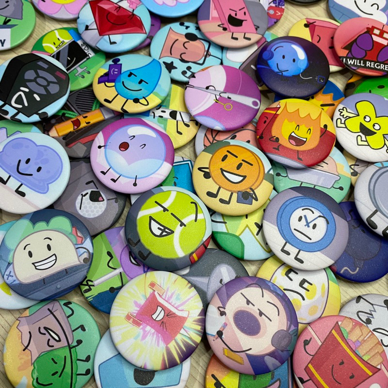 Jual alienandastronaut Pin Button BFDI Object Show Battle for Dream ...