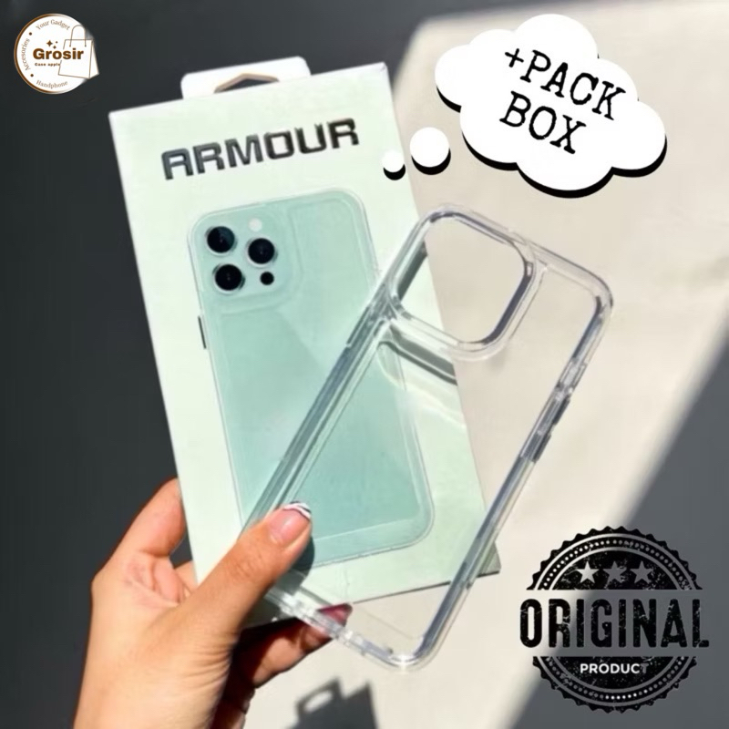 Jual [ +PACKING BOX ] Gen 2 Armour Military Space Clear Case For iPhone ...