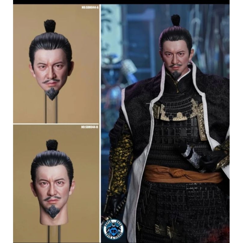 Jual skala 1/6 Head sculpt Japan Nobunaga Kimura kepala male samu.rai ...