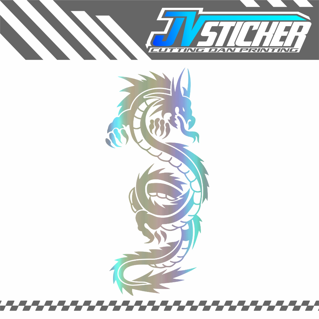 Jual sticker cutting naga / dragon | Shopee Indonesia