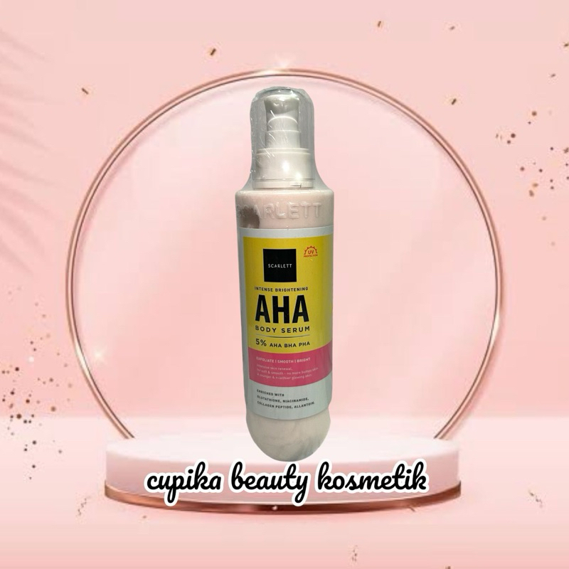 Jual ka,iz - SCARLETT WHITENING INTENSE BRIGHTENING AHA BODY SERUM 5% ...