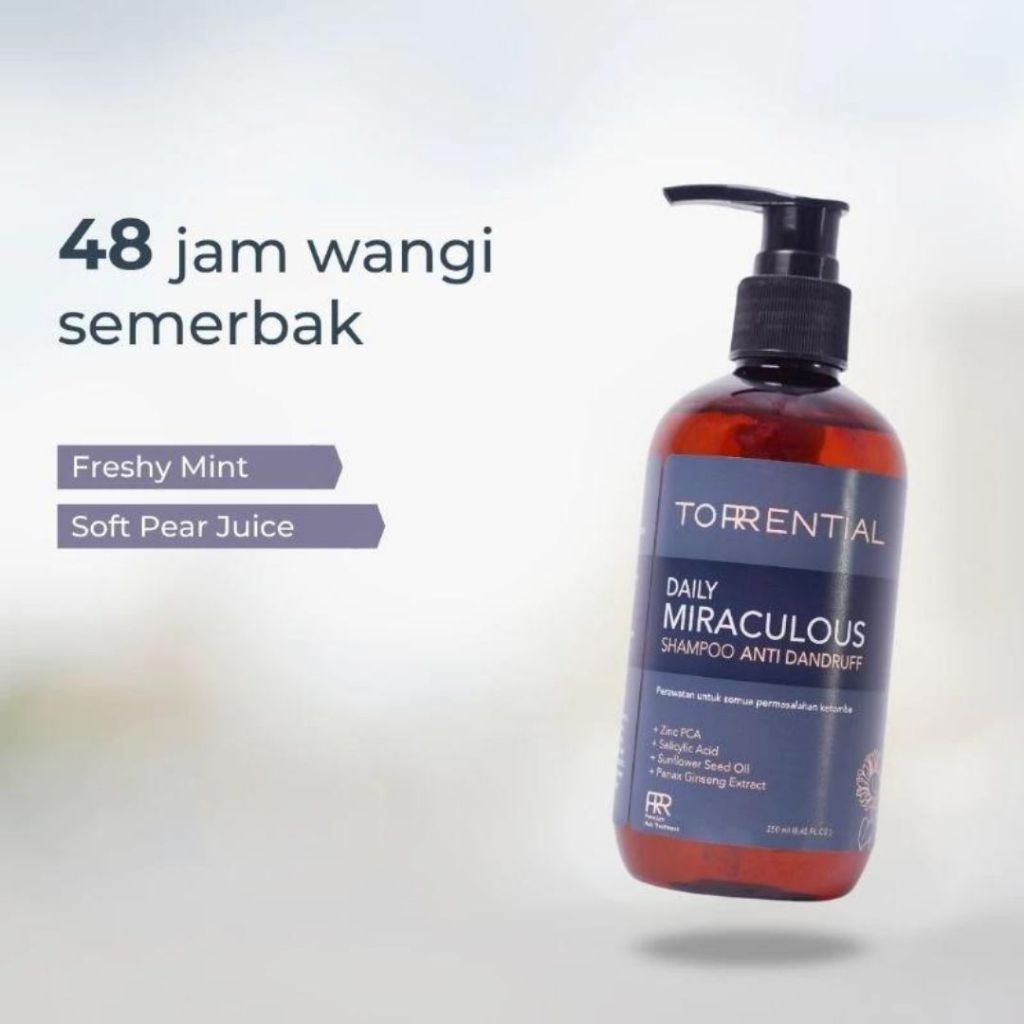 Jual TORRENTIAL Shampoo Anti Ketombe Bergaransi - Daily Miraculous