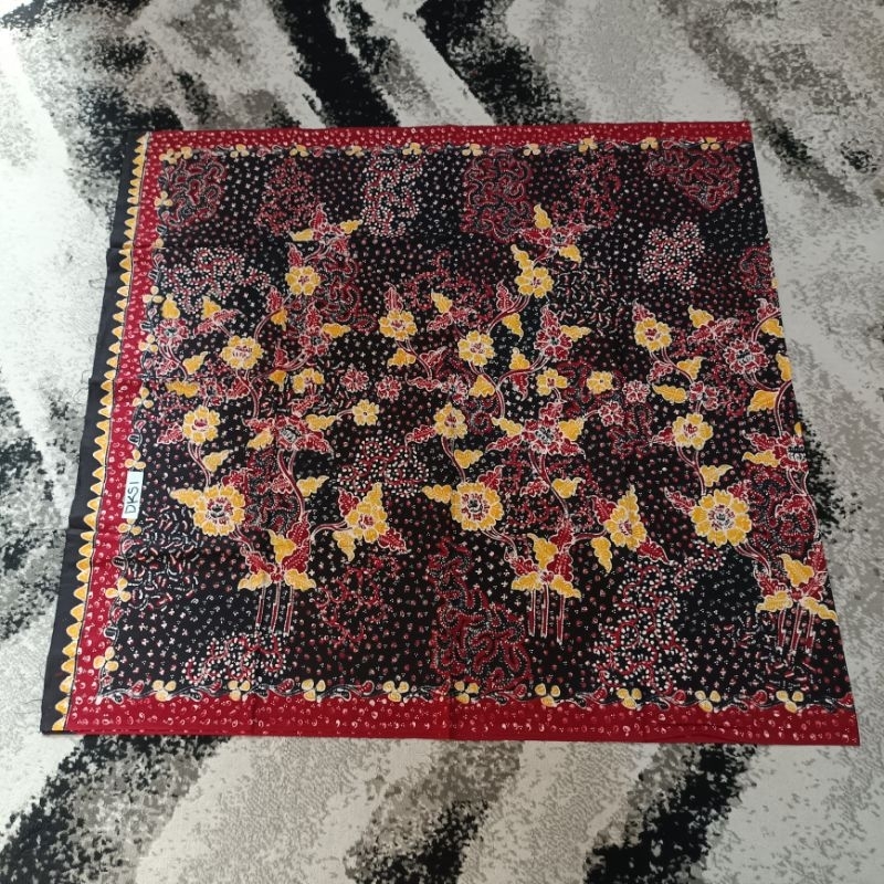 Jual Kain batik tulis lasem 3 warna kuning maroon | Shopee Indonesia