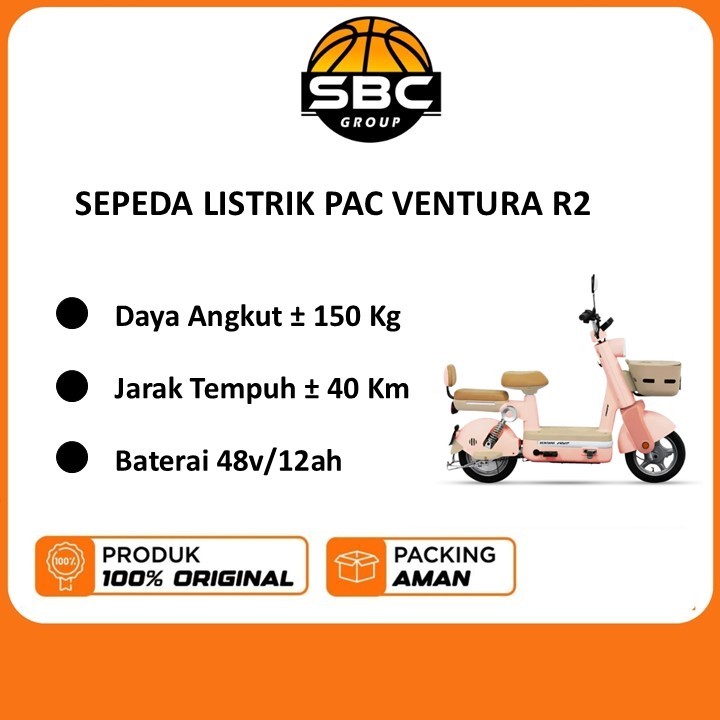 Jual SEPEDA LISTRIK PAC VENTURA R2 | Shopee Indonesia