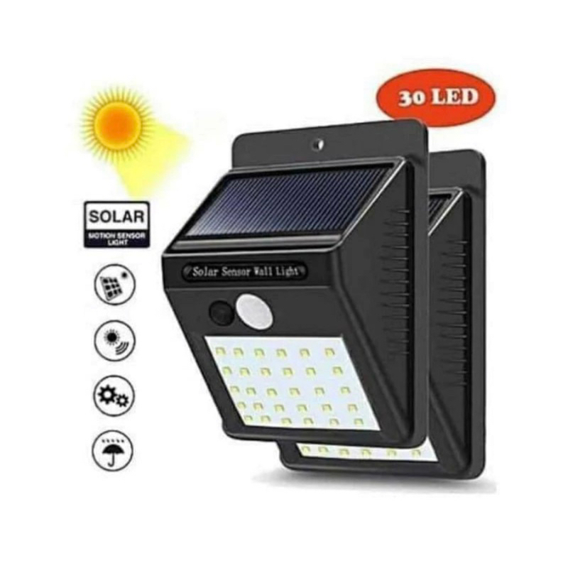 Jual Lampu Led Sensor 30 LED / Lampu Senor Tenaga Matahari | Shopee ...