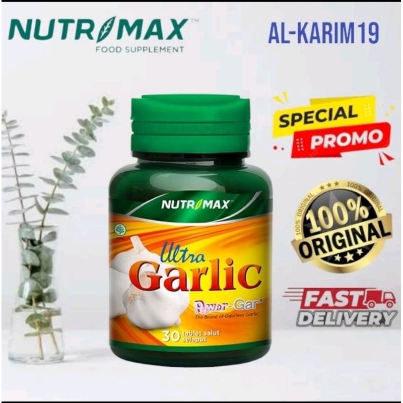 Jual Nutrimax Ultra Garlic isi 30 Tablet - Suplemen Kesehatan | Shopee ...