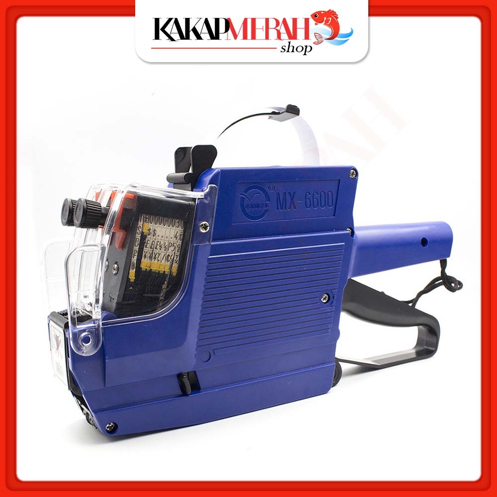 Prezzatrice 7 Cifre Manuale Etichettatrice Con 1 Rotolo Di Etichette E 2 Tamponi Di Inchiostro - Foto 10