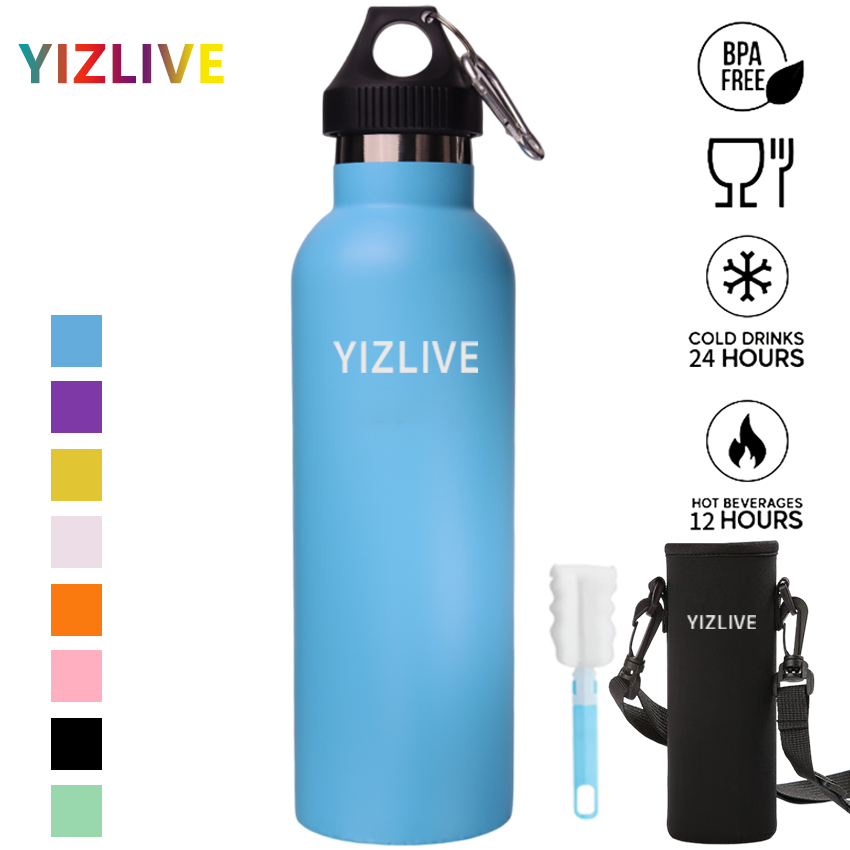 Jual Yizlive botol minum 750/1000ML 304 tumbler stainless insulasi ...