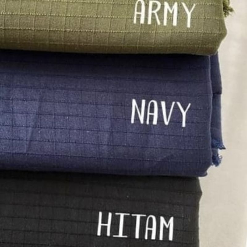 Jual Kain Ripstop macam warna kwalitas premium 50 X 1,55 Cm | Shopee ...