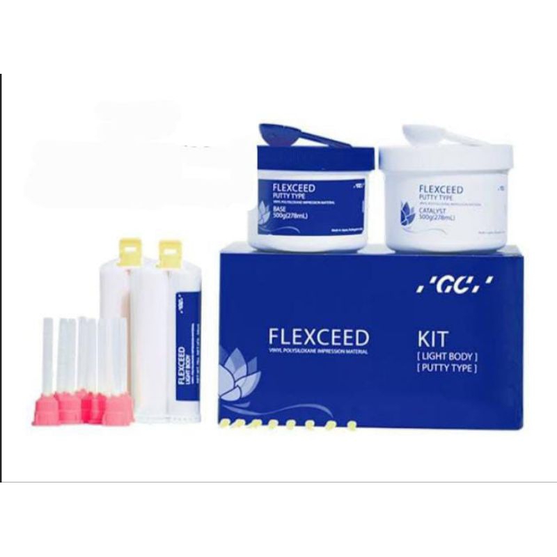 Jual flexceed kit (viny polysiloxane impression material /Gc /ligh body ...