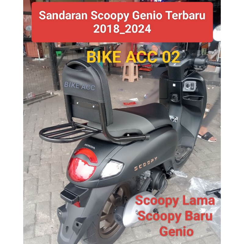 Sandaran Jok Motor Scoopy Lama Scoopy Baru Genio