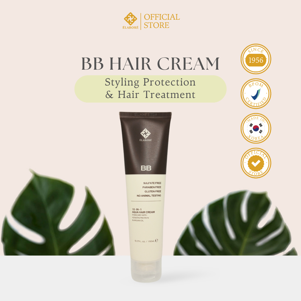Jual Elabore BB Hair Cream - Styling Cream I Rambut Bercabang I ...