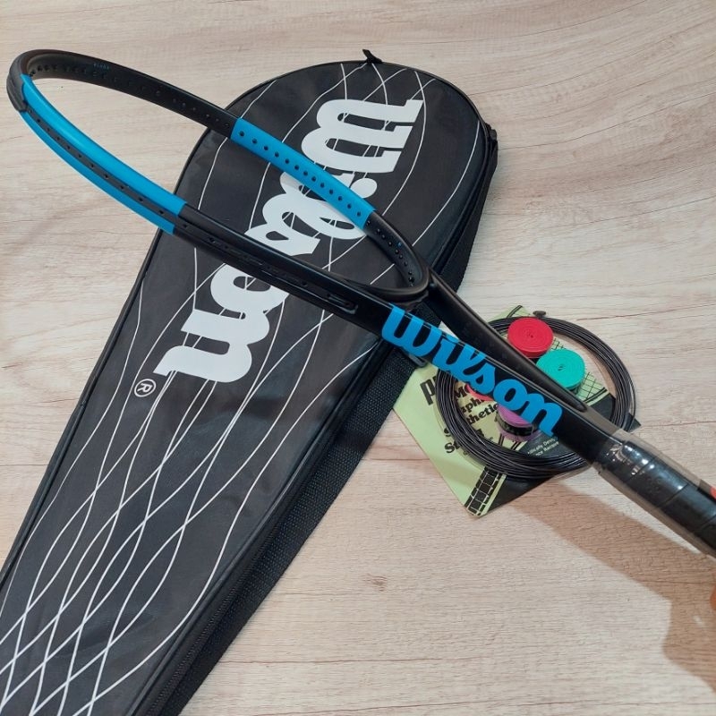 Jual RAKET TENIS WILSON BLADE 98 BLUE 18 X 20 FULLSET SIAP SMASH ...