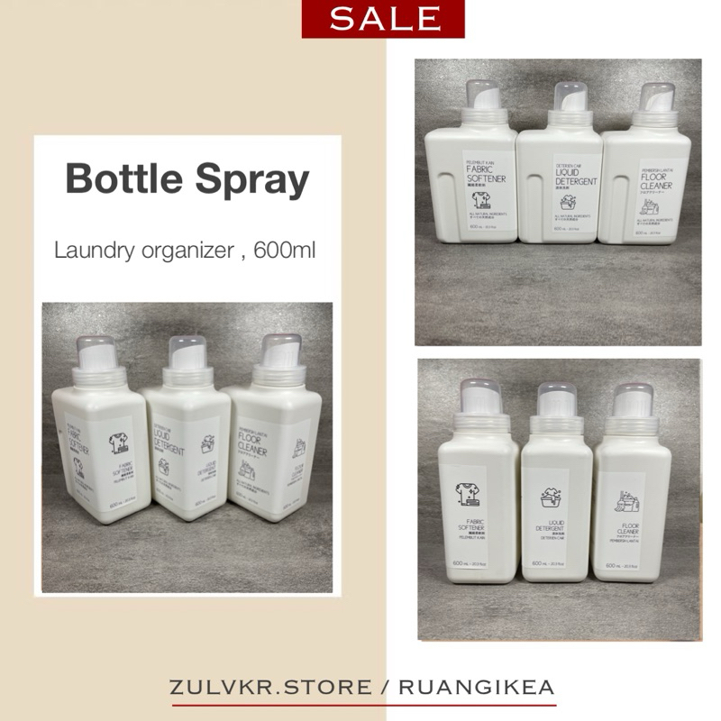 Jual [VV2.0] Botol laundry aesthetic refill Botol Sabun Cair LAUNDRY ...