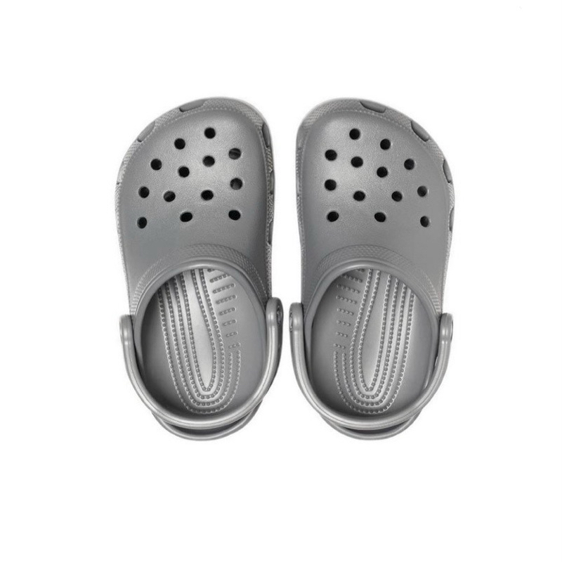 Jual Crocs Unisex Classic Clog - Grey | Shopee Indonesia