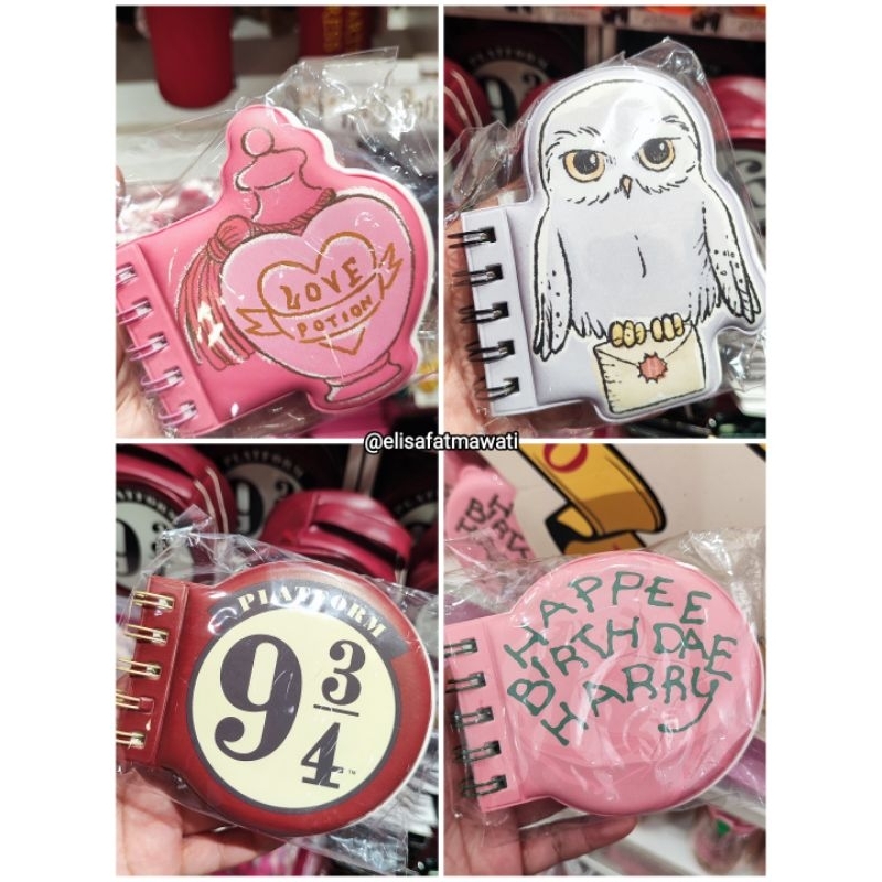 Jual Miniso x Harry Potter Note book Nine and three quarters platform ...