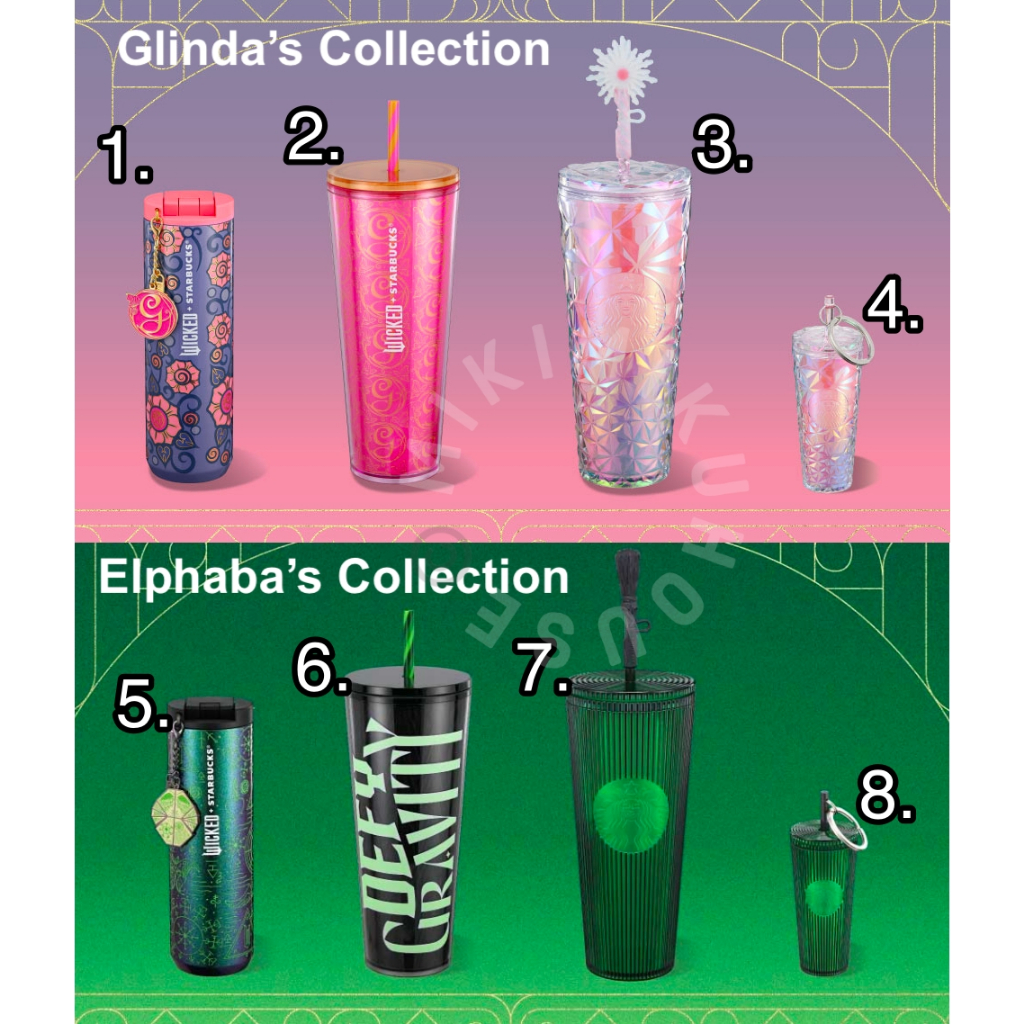 ウィキッド スターバックス タンブラー スタバ グリンダ