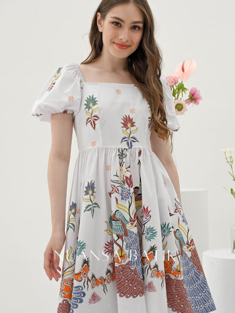 Sianne Batik Mini Dress