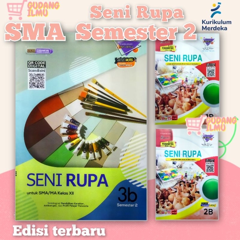 Jual LKS SENI RUPA SMA/MA KELAS 10 11 12 Semester 2 l kurikulum merdeka ...