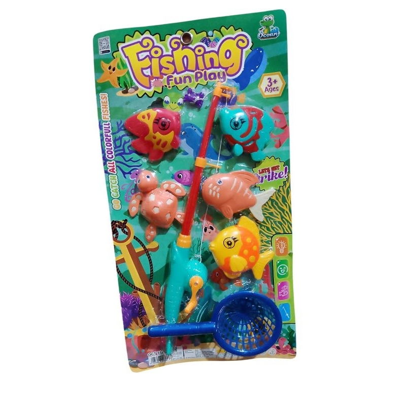 Jual BYBO 737 mainan anak pancingan ikan magnet memancing | Shopee ...