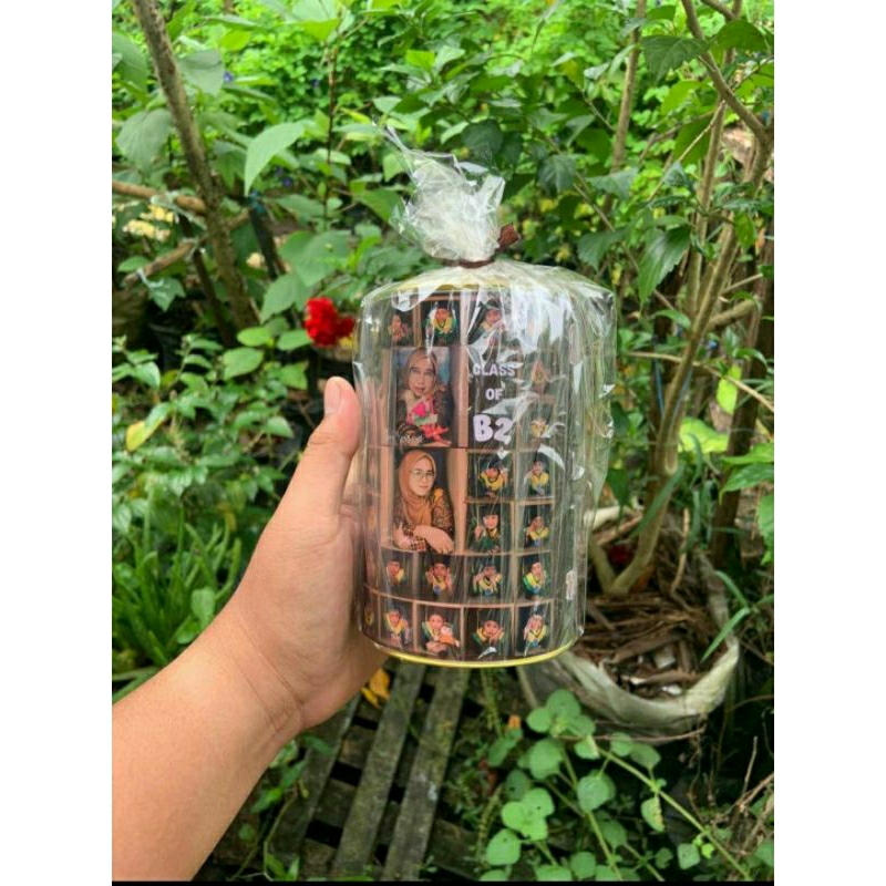 Jual TABUNGAN KALENG CUSTOM buka tutup minimal 25pcs | Shopee Indonesia